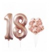 KatchOn Rose Gold Number Balloons