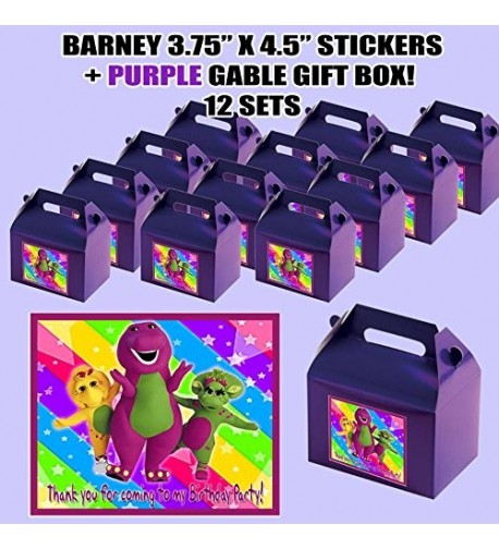 Barney Dinosaur Decals Stickers Birthday