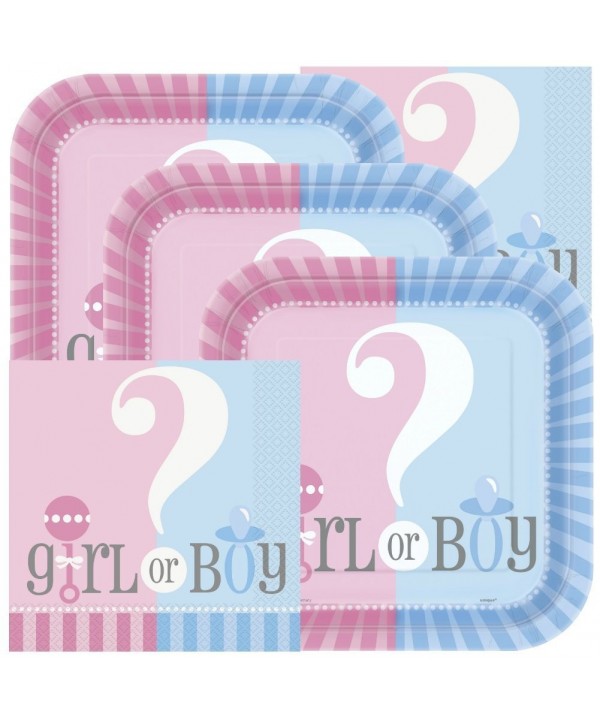 Gender Reveal Themed Shower Napkins