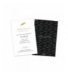 Gold Feather Persoanlized Graduation Invitations