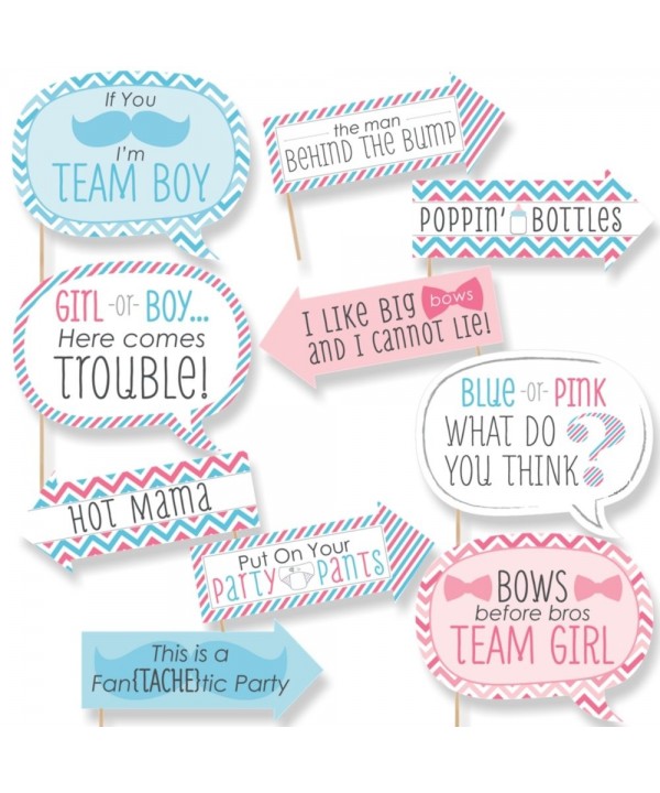 Funny Chevron Gender Reveal Shower