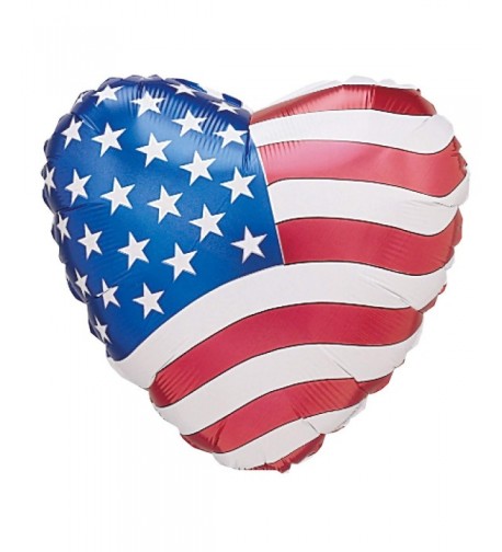 Patriotic Heart Balloon Party Accessory