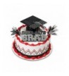 Congrats Grad Black Graduation Cake