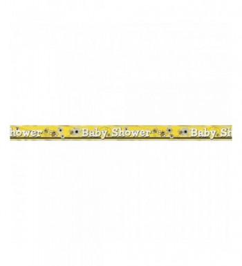 12ft Foil Bumble Shower Banner