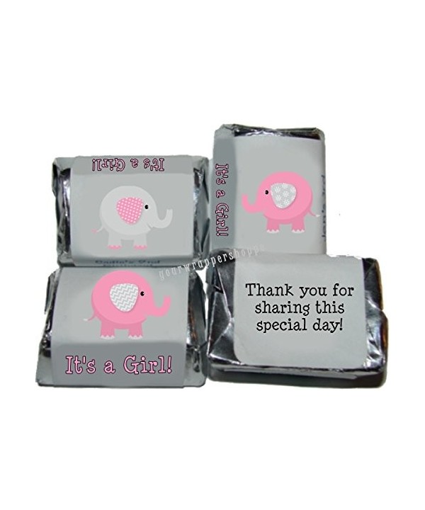 Elephant Shower Candy Nuggets Labels