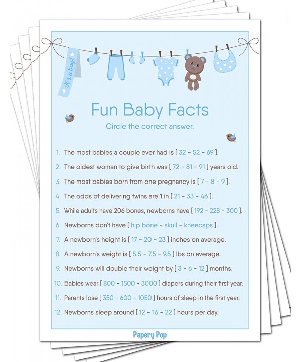 Baby Facts Game Cards Pack