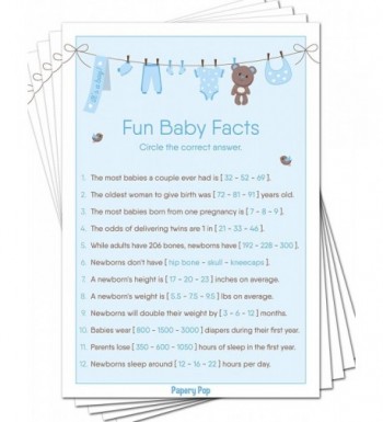 Baby Facts Game Cards Pack