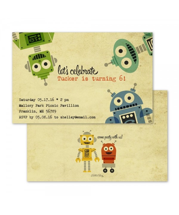 Friendly Personalized Childrens Birthday Invitation