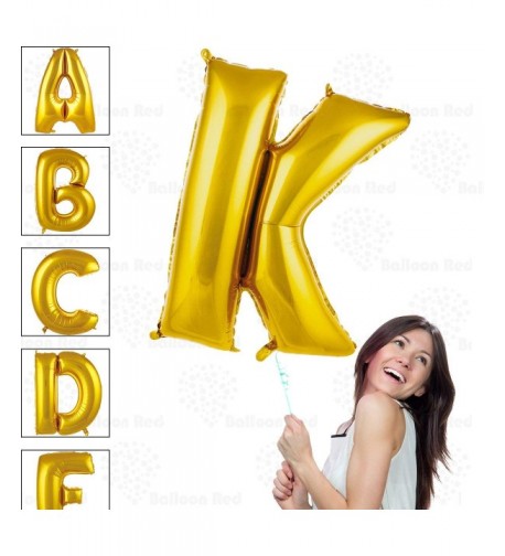 Helium Glossy Balloons Decorations Letter