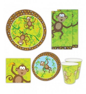 Blue Orchards Monkey Supplies Tableware