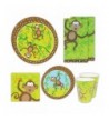 Blue Orchards Monkey Supplies Tableware