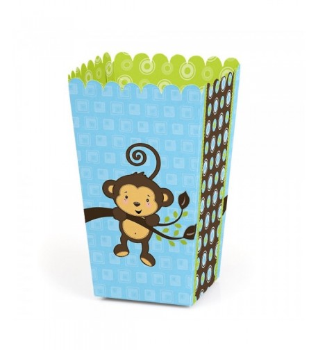 Blue Monkey Boy Birthday Popcorn