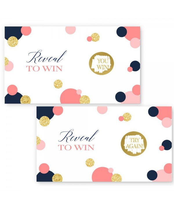 Scratch Card Navy Coral Pack
