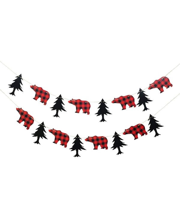 Lumberjack Garland Supplies Birthday Decoration