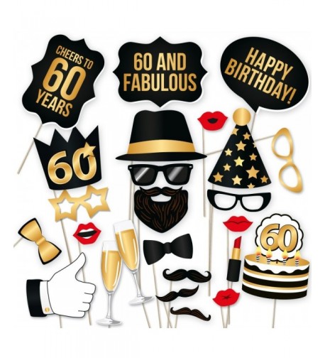60th Birthday Photo Booth Props