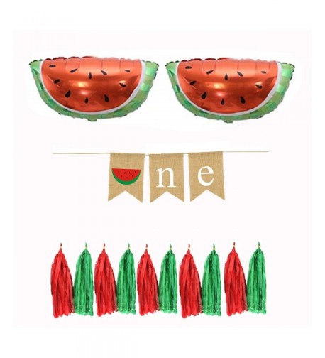 Watermelon Birthday Decoration Including Handmade