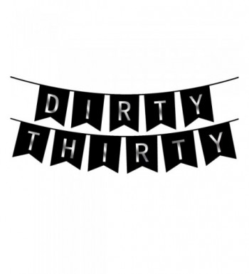 Dirty Thirty Banner Decorations CHECKLIST