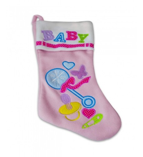 Home Holidays Pink Christmas Stocking