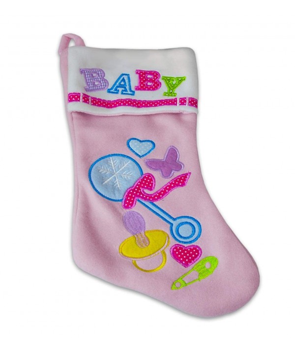 Home Holidays Pink Christmas Stocking