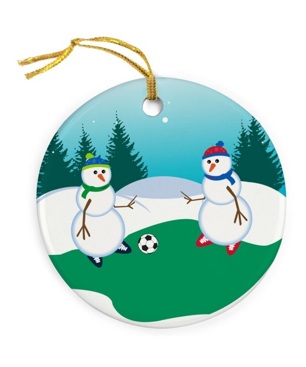 ChalkTalkSPORTS Porcelain Ornament Kickoff Christmas