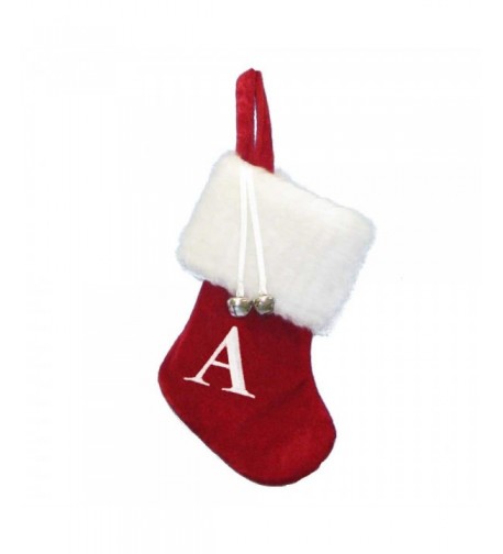 Kurt Adler Monogram Christmas Stocking