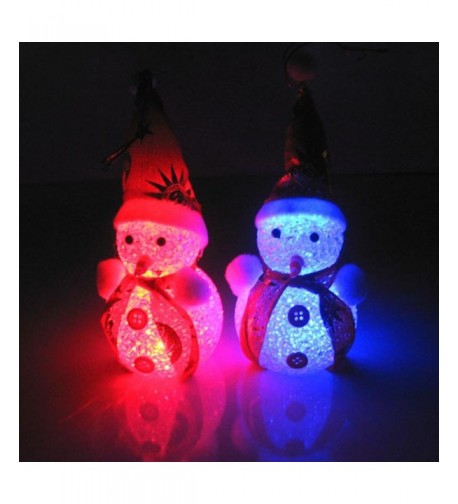 Christmas Glowing Snowman Ornaments Iusun
