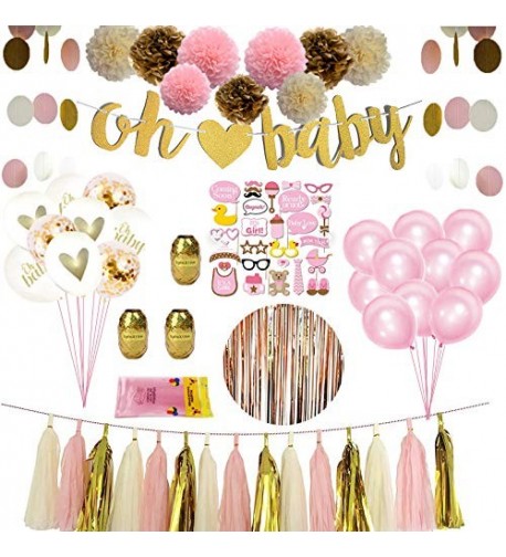 Shower Party Confetti Balloons Backdrop