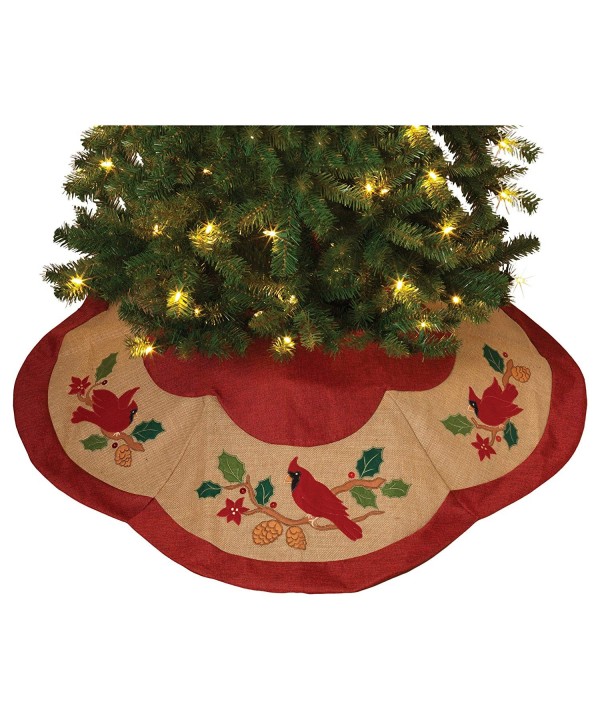 Gerson Poly linen Burlap Tree Skirt