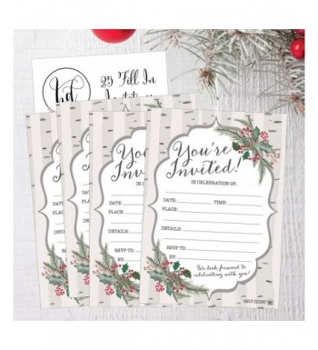Family Christmas Party Invitations for Sale