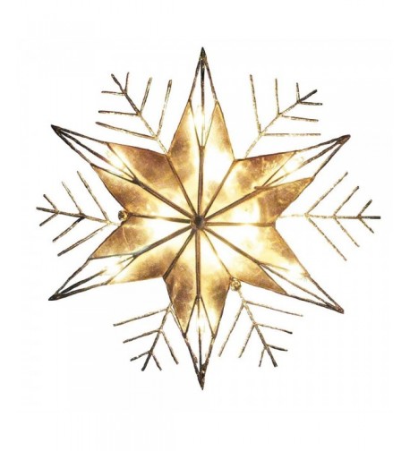 Kurt Adler 10 Light Snowflake Christmas