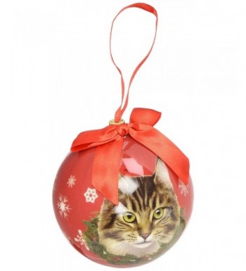 Maine Coone Cat Christmas Ornament