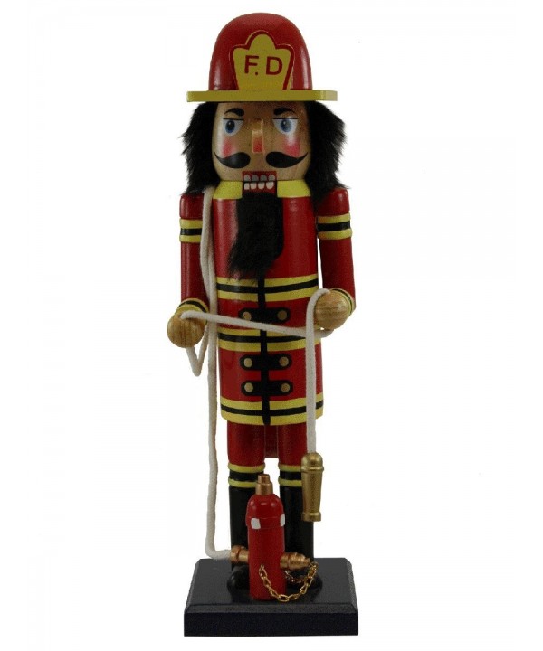 Wooden Fireman Nutcracker Gift 155212