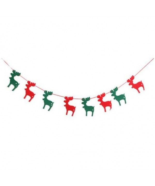 UNKE Christmas Garland Bunting Decorations