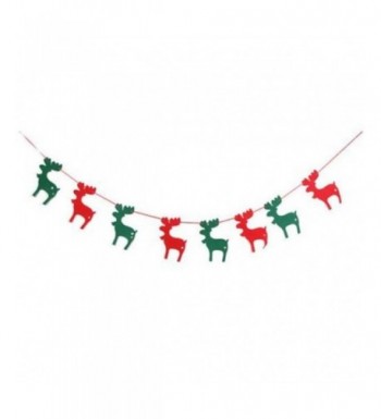 UNKE Christmas Garland Bunting Decorations