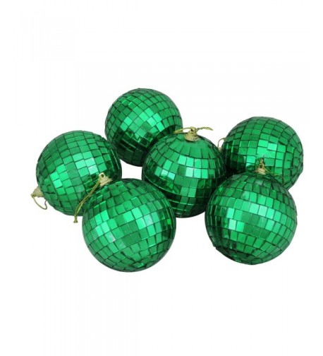 Northlight Green Mirrored Christmas Ornaments