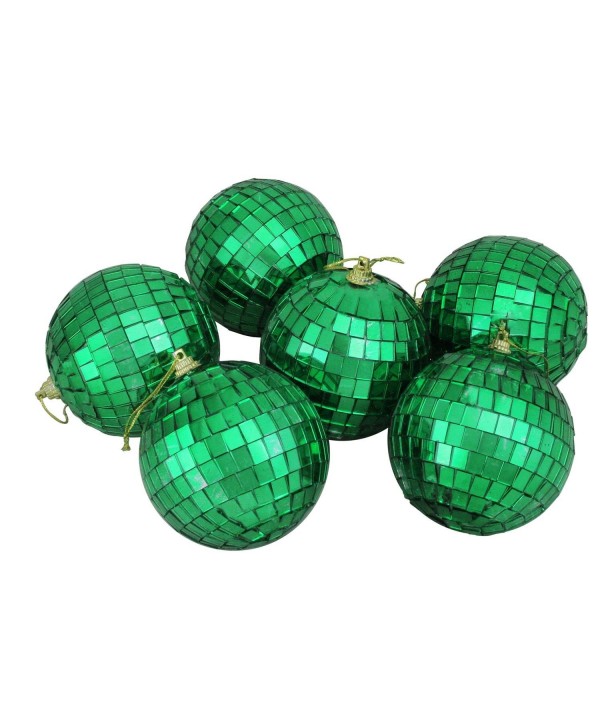 Northlight Green Mirrored Christmas Ornaments