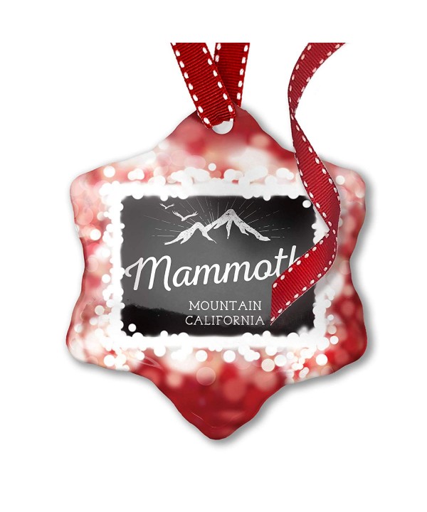 NEONBLOND Christmas Ornament Mountains Chalkboard