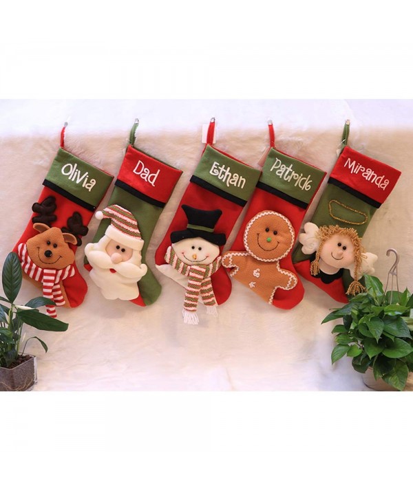 BEYOLO Christmas Stockings Decoration Gingerbread