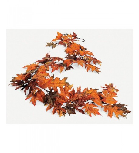 OTC 5 Ft Glittery Maple Garland