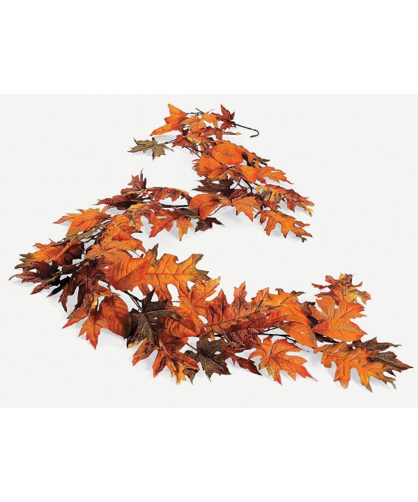 OTC 5 Ft Glittery Maple Garland