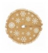 Juvale Christmas Tree Skirt Snowflake Themed