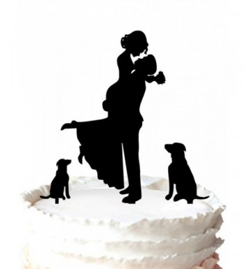 Buythrow Unique Wedding Topper Silhouette