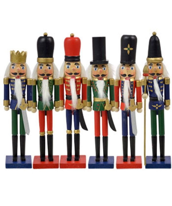 Wood Soldier Nutcracker Assortment Set