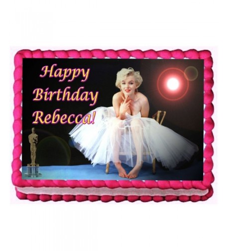 Marilyn Monroe Birthday Topper Personalized