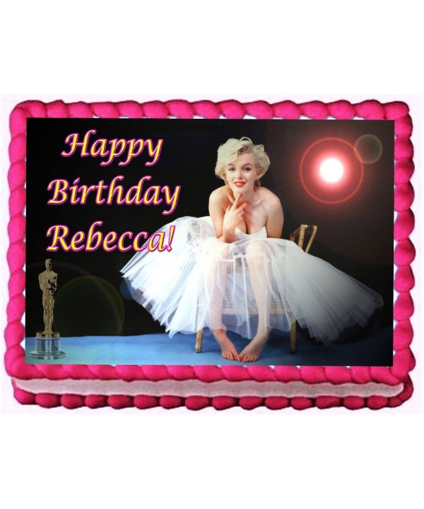 Marilyn Monroe Birthday Topper Personalized