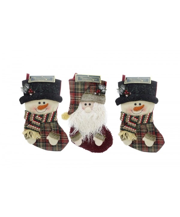 Country Christmas Stockings Multicolor Assorted