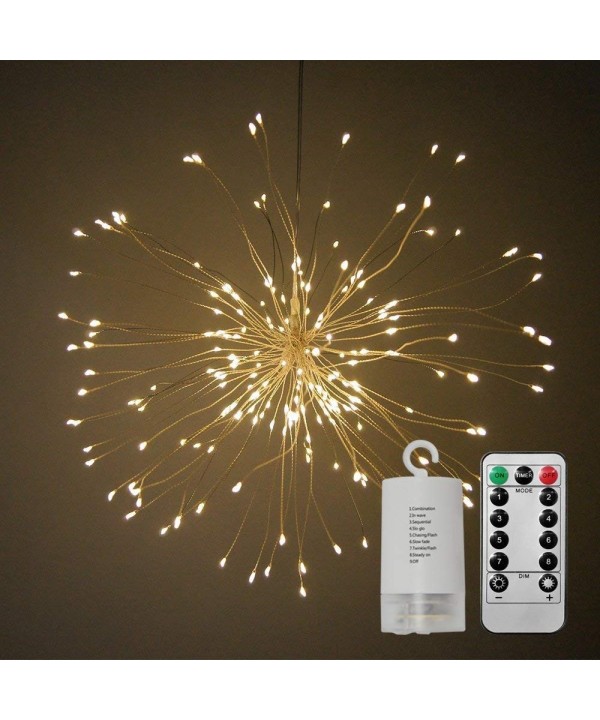 Hanging Starburst Firework Decorative Operated