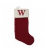 Nicholas Monogram Embroidered Christmas Stocking