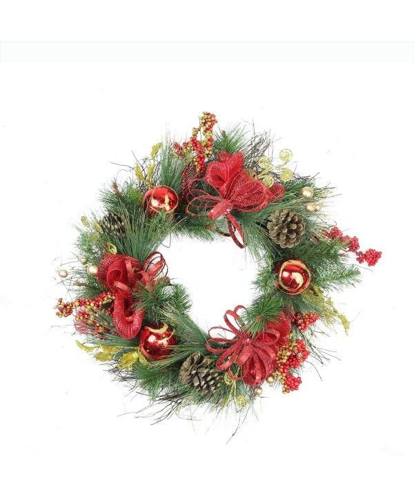Northlight Glittered Artificial Christmas Wreath Unlit