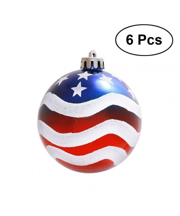 Patriotic Ball Ornaments July of 4th Ball Hanging Independence Day ...